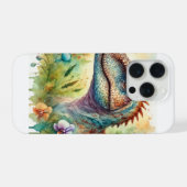 Silvisaurus Serenity 020924AREF143 - Watercolor iPhoneケース (裏面横)