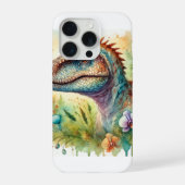 Silvisaurus Serenity 020924AREF143 - Watercolor iPhoneケース (裏面)