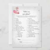 Silvr Flamingo Ballerinaあなたの携帯ゲームの何 招待状 (正面)