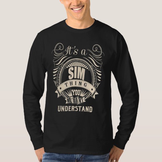 SIMカードだ Tシャツ (正面)