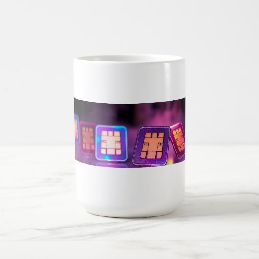 Sim cards コーヒーマグカップ (中央)