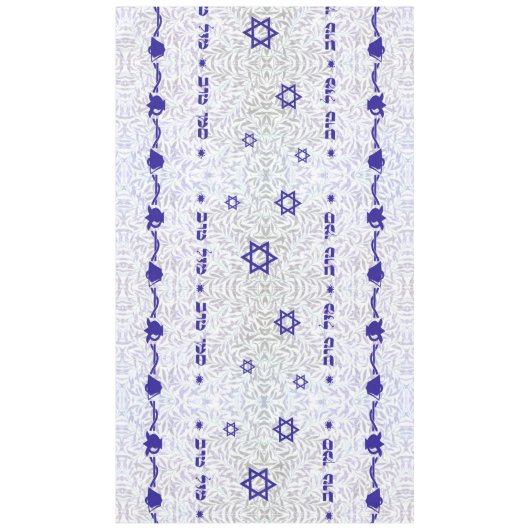 Siman Tov u'Mazal Tovの~鐘およびザクロ テーブルクロス (正面)