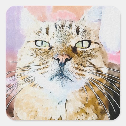 Simba the Striped King スクエアシール (正面)