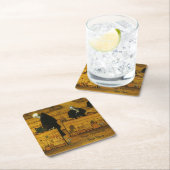 Simbergの死のカスタムのコースターの庭 スクエアペーパーコースター (インサイチュ)