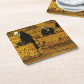 Simbergの死のカスタムのコースターの庭 スクエアペーパーコースター (アングル)