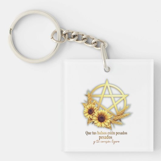 Símbolo sagrado de Abundancia y Prosperidad キーホルダー (正面)