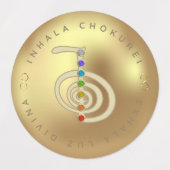 Símbolos Reiki para Diplomas cuadernos ラベル (デザイン1)