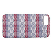 simbolsが付いている民族のアフリカの種族パターン Case-Mate iPhoneケース (裏面(横))