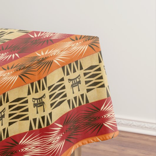 simbols.の民族のアフリカパターン テーブルクロス (インサイチュ)