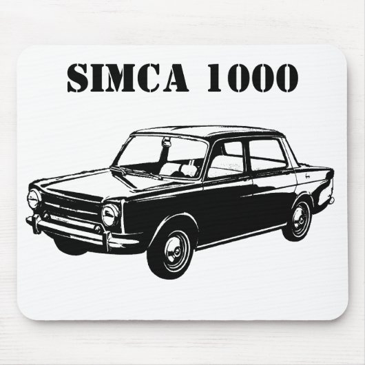 SIMCA 1000 マウスパッド (正面)