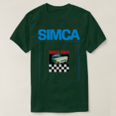 SIMCA 1000 BROCHURE Tシャツ (デザイン正面)