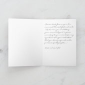 Simeonの挨拶状の歌 シーズンカード (内部)