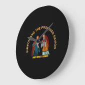 SIMEON AND THE PROMISED SAVIOR ラージ壁時計 (傾斜)