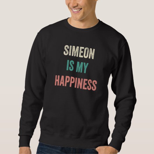 Simeon Is My Happiness   スウェットシャツ (正面)