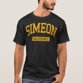 Simeon School Hs Chicago Il Varsity Tシャツ (正面)
