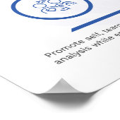 Simfographicsポスターのブリーフィング ポスター (角)