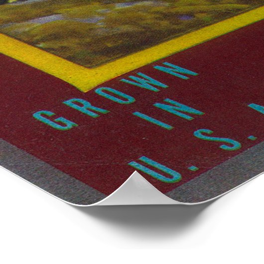 Simi Orange LabelSanta Susana, CA ポスター (角)