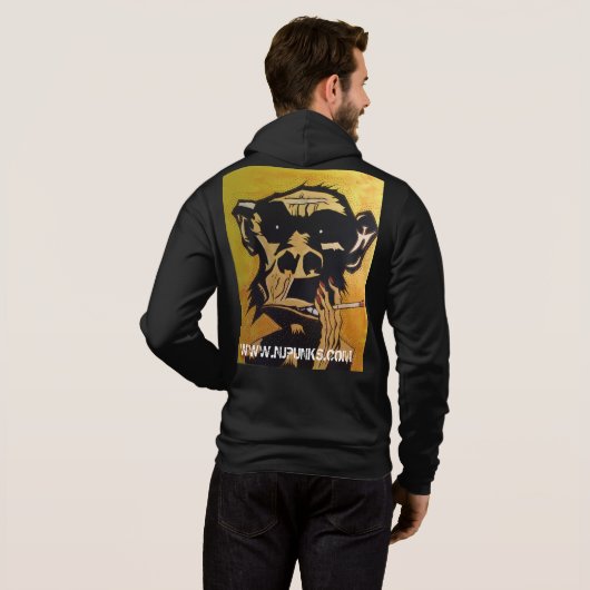 Simian~を煙らすNJPunks パーカ (裏面フル)