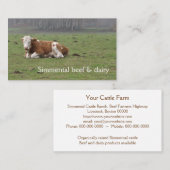Simmental牛 名刺 (正面/裏面)