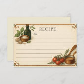 Simmering in Sicily Recipe Card (正面/裏面)