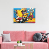 SIMON BAR SINISTER 3 キャンバスプリント (インサイチュ (リビング))