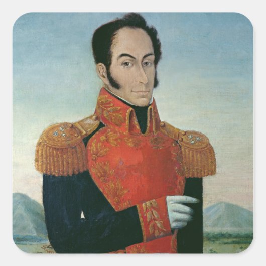 Simon Bolivar スクエアシール (正面)