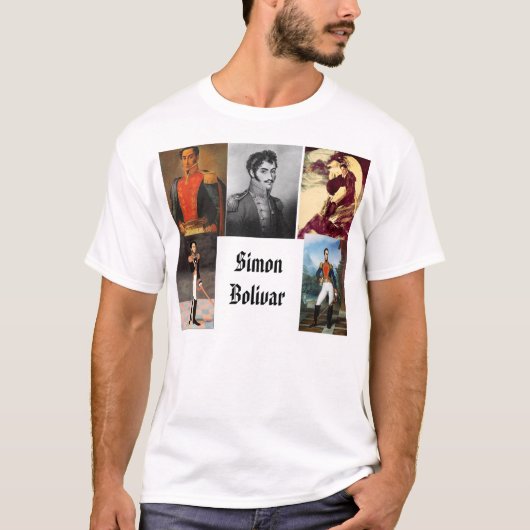 Simon Bolivar、Simon Bolivar、Simon Bolivar、Si… Tシャツ (正面)