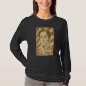 Simon Bolivar Torn Propaganda Poster Tシャツ (正面)