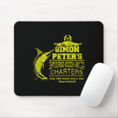 Simon Peter's Fishing Charters Funny Jesus Christ  マウスパッド (マウス)