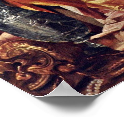 Simon Vouet – 富の寓話 ポスター (角)