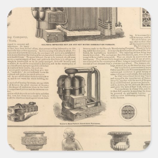 Simonds Manufacturing Company Stewart スクエアシール (正面)