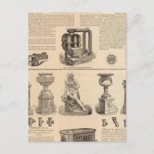 Simonds Manufacturing Company Stewart ポストカード (正面)