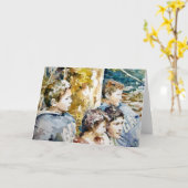 Simoneの男の子 カード (黄色い花)