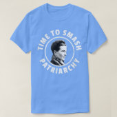 Simone De BeauvoirTime To Smash Patriarchy Feminis Tシャツ (デザイン正面)