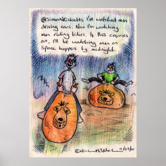 @SimonNRicketts irkafirkaプリント ポスター