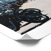 Simon's Town Harbor Pier Yachts Poster ポスター (角)