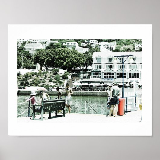 Simon's Town Navy Harbor Cape Town Poster ポスター (正面)