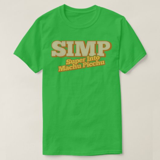 SIMPインすごいマチュピチュ1 Tシャツ (デザイン正面)