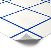 simpモダン付き幾何学抽象芸術パターンデザイン ポスター (角)