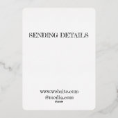 SIMPALミニマルデザイン 箔シーズンカード (裏面)