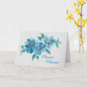 Simpatia Floral Azul - Spanish Sympathy Card カード (黄色い花)