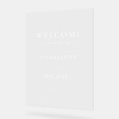 SIMPEL, "エレガントWELCOME"'結婚's アクリルサイン (傾斜)