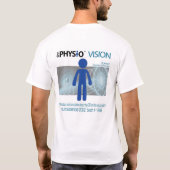 simPHYSIO: 視野のデザイン2 Tシャツ (裏面)