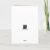 Simpkin the Cat Serves Tea - Beatrix Potter カード (裏面)