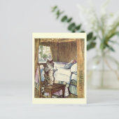 Simpkin the Cat Serves Tea - Beatrix Potter ポストカード (スタンド正面)
