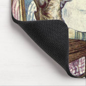 Simpkin the Cat Serves Tea - Beatrix Potter マウスパッド (コーナー)