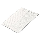 Simpl Weekly モダン Clusics Trackerティアラウェイメモ帳 ノートパッド (アングル)