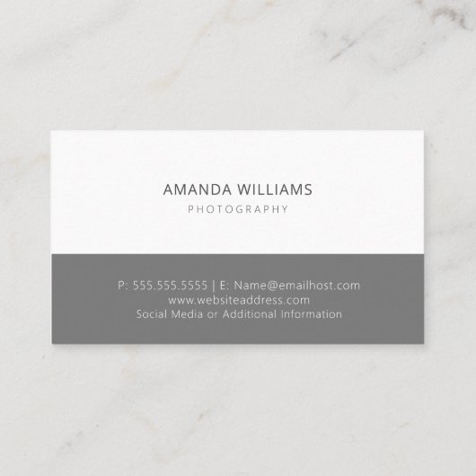 Simple 名刺 (裏面)