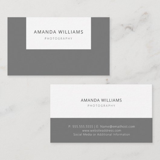 Simple 名刺 (正面/裏面)