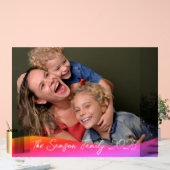 Simple 1 Photo Full Coverage - Script Text Overlay アクリルサイン (ウェディング)